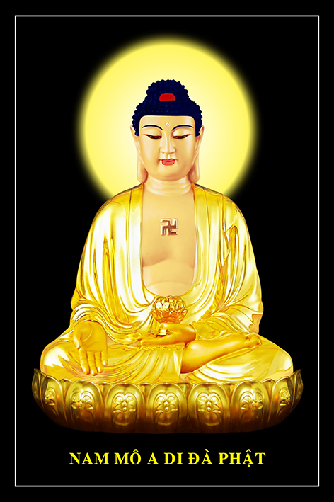 Tranh Phật Di Đà (4084-a)